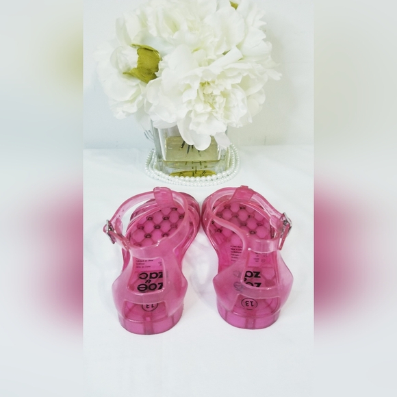 Zoe & Zac Pink Jelly Sandals - Picture 6 of 7